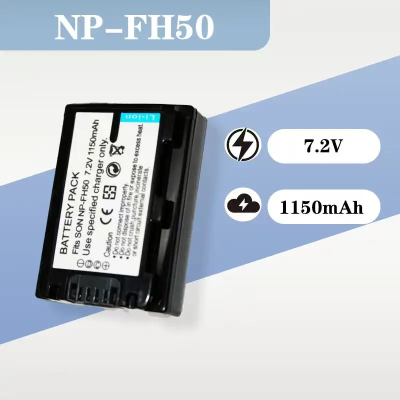 NP-FH50 High Capacity 7.2V 1150mAh Spare Battery for Sony A330 – Ideal for Travel Vlogging & Outdoor Shooting
NP-FH50 High Capacity 7.2V 1150mAh Spare Battery for Sony A330 – Ideal for Travel Vlogging & Outdoor Shooting