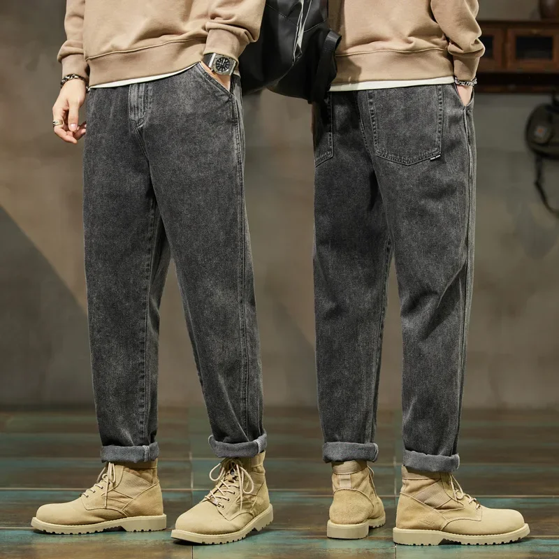 Men's Cotton Jeans Loose Harem Pants Fashion Baggy Casual Outdoor Work Denim Pants Brand Men's Clothing
Men's Cotton Jeans Loose Harem Pants Fashion Baggy Casual Outdoor Work Denim Pants Brand Men's Clothing