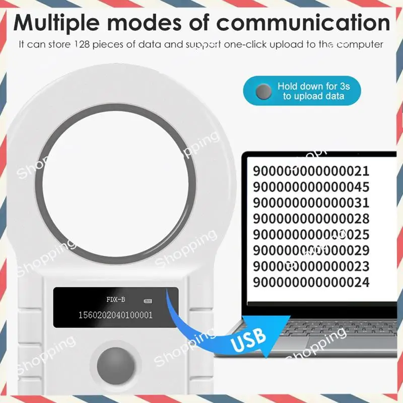 M20K 134.2Khz RFID Animal Chip Reader 15 Digits Pet ID Scanner EMID FDX-B Microchip Tag Registration For Cow Fish Dog Durable Wh
M20K 134.2Khz RFID Animal Chip Reader 15 Digits Pet ID Scanner EMID FDX-B Microchip Tag Registration For Cow Fish Dog Durable Wh