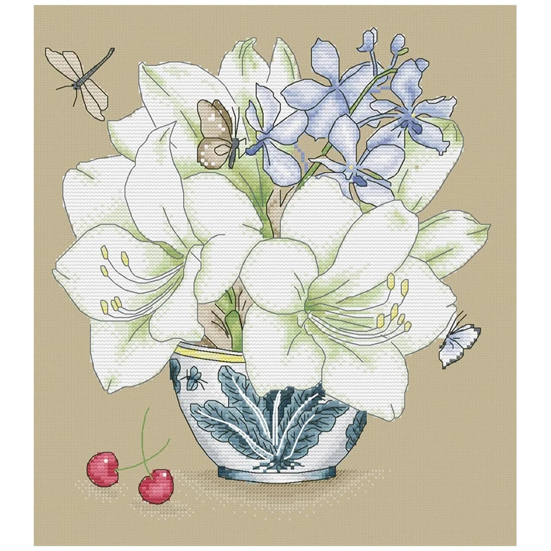 Elegant Flowers in the Bottle Patterns Counted Cross Stitch 11CT 14CT DIY Cross Stitch Kit Embroidery Needlework Set Home Decor
Elegant Flowers in the Bottle Patterns Counted Cross Stitch 11CT 14CT DIY Cross Stitch Kit Embroidery Needlework Set Home Decor