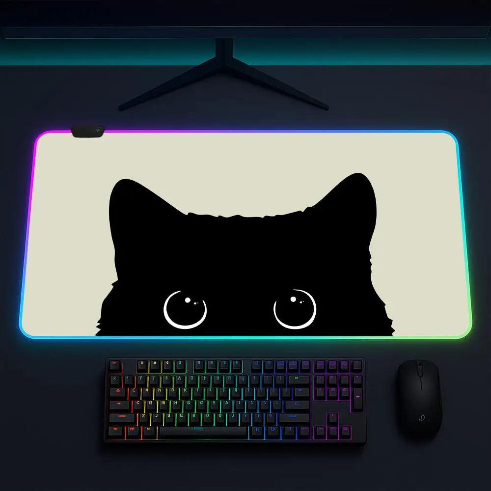 Коврик для мыши CuteBlackCat: Аниме-дизайн, игровой, с LED-подсветкой, резиновый, XXL, RGB, для рабочего стола
Коврик для мыши CuteBlackCat: Аниме-дизайн, игровой, с LED-подсветкой, резиновый, XXL, RGB, для рабочего стола