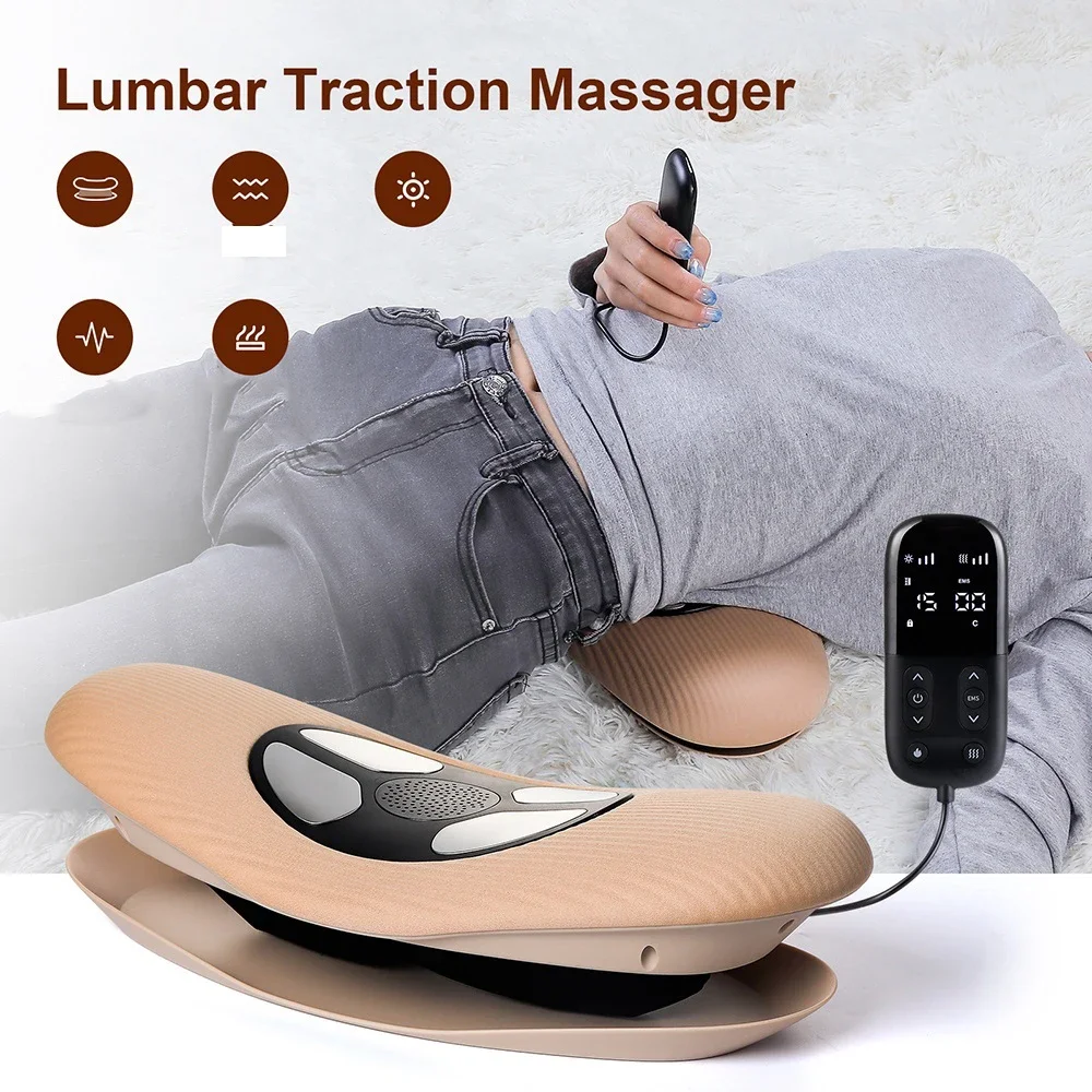 New Curved Lumbar Spine Massager Intelligent Electric Lumbar Massage Instrument Waist Spine Support Back Massage Hydrogen water
New Curved Lumbar Spine Massager Intelligent Electric Lumbar Massage Instrument Waist Spine Support Back Massage Hydrogen water