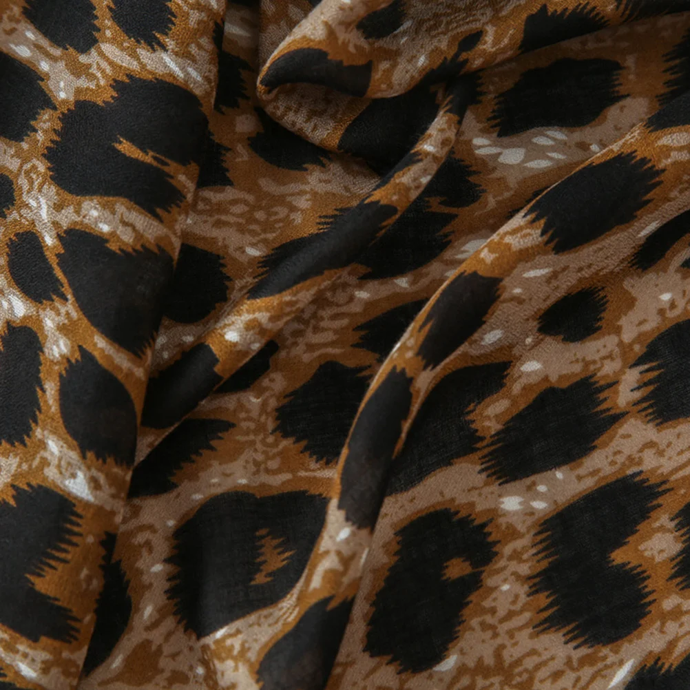 Черный леопардовый шарф 180x100 см, женская шаль, солнцезащитный блок, стильный дорожный пляжный шарф, модный леопардовый принт
Черный леопардовый шарф 180x100 см, женская шаль, солнцезащитный блок, стильный дорожный пляжный шарф, модный леопардовый принт