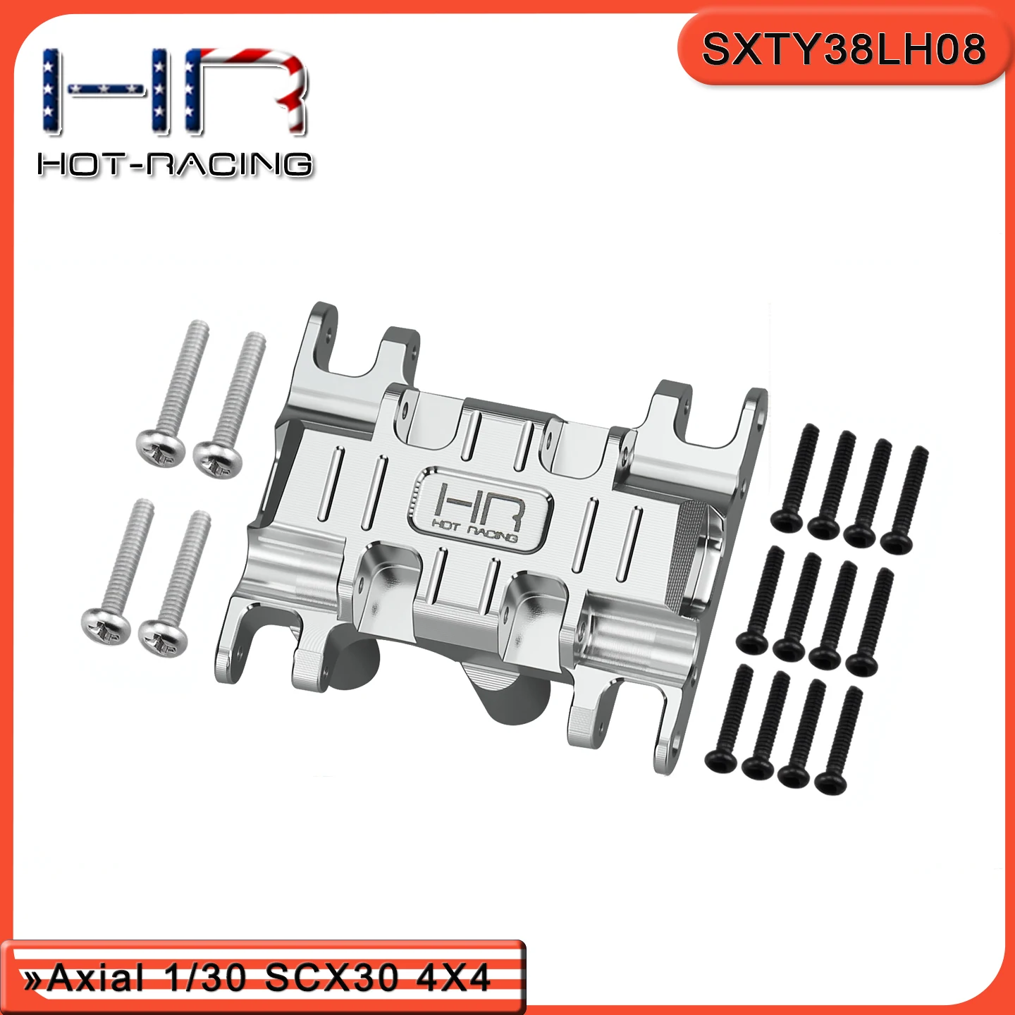 Clear Anodized T6 Aluminum Center Gear box mount: Axial SCX30
Clear Anodized T6 Aluminum Center Gear box mount: Axial SCX30