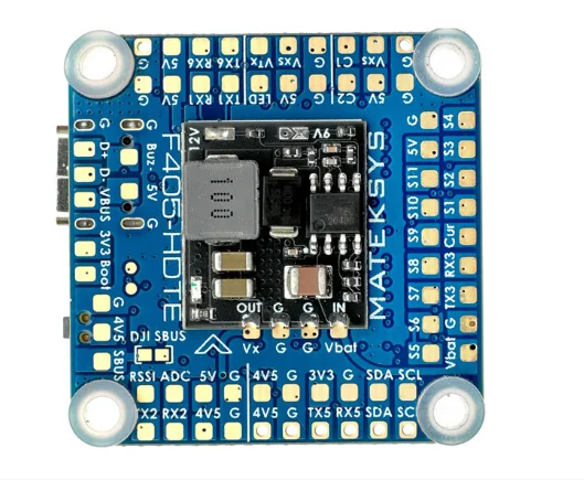 Контроллер полета Matek F405 WTE STM32F405RGT6 Встроенный слот OSD SD DPS310 для RC FPV Racing
Контроллер полета Matek F405 WTE STM32F405RGT6 Встроенный слот OSD SD DPS310 для RC FPV Racing