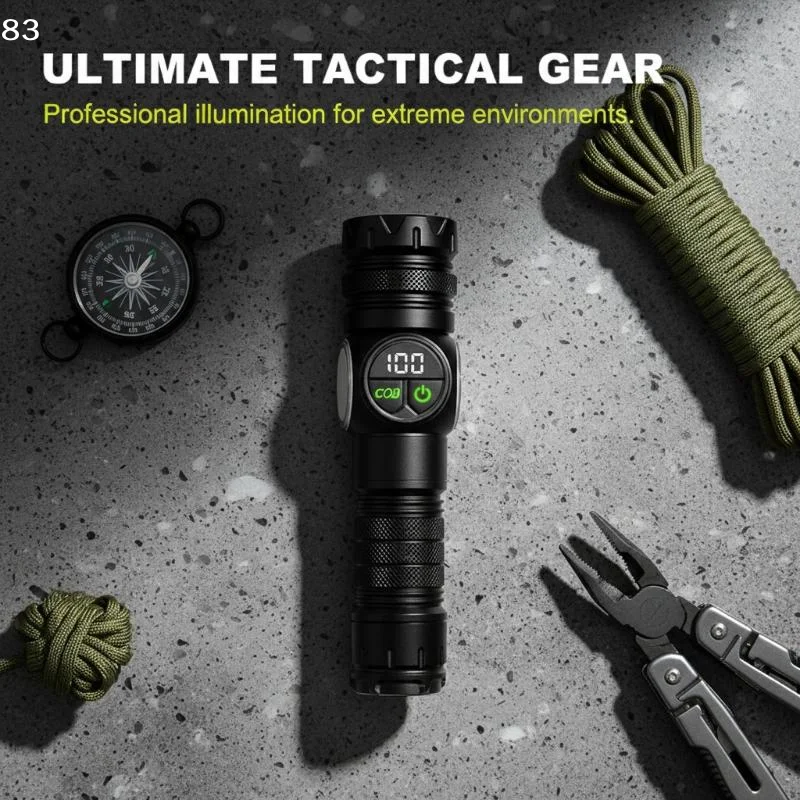 Super Powerful Flashlights USB Rechargeable LED Flashlight Magnetic Tactical Flashlight With COB Side Light Camping Fishing
Super Powerful Flashlights USB Rechargeable LED Flashlight Magnetic Tactical Flashlight With COB Side Light Camping Fishing