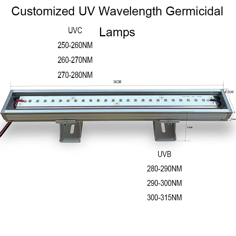 LED 12W Ultraviolet 254NM 275NM 260NM 295nm 310nm light tube with driver for Sterilize and purify the air
LED 12W Ultraviolet 254NM 275NM 260NM 295nm 310nm light tube with driver for Sterilize and purify the air