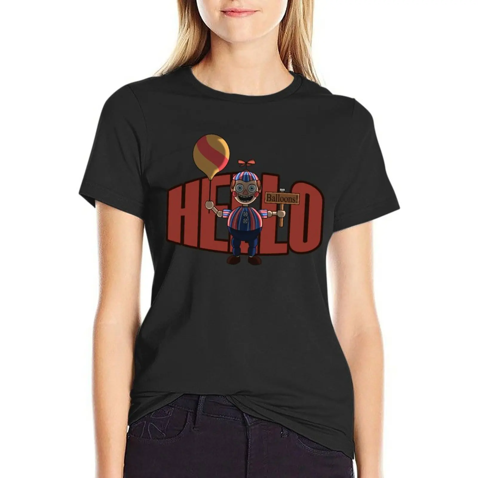 Hello (Balloon Boy) T-Shirt Aesthetic clothing Blouse t-shirt dress for Women plus size sexy
Hello (Balloon Boy) T-Shirt Aesthetic clothing Blouse t-shirt dress for Women plus size sexy