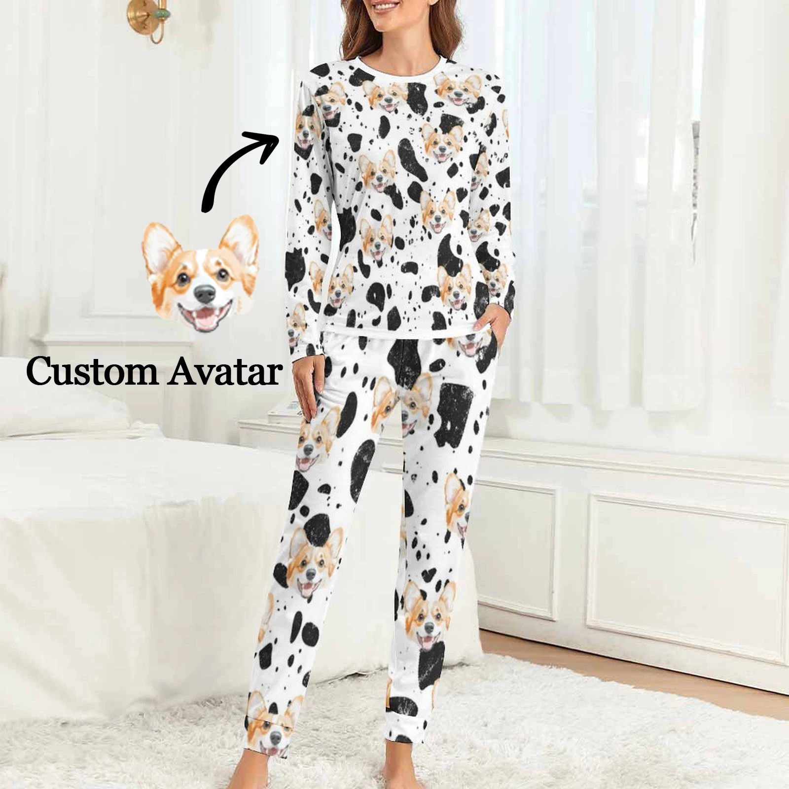 Женские пижамы на заказ с лицом, домашняя одежда, женские пижамные комплекты с длинными рукавами на заказ, персонализированные пижамы с лицом, пижамы с фото на заказ
Женские пижамы на заказ с лицом, домашняя одежда, женские пижамные комплекты с длинными рукавами на заказ, персонализированные пижамы с лицом, пижамы с фото на заказ