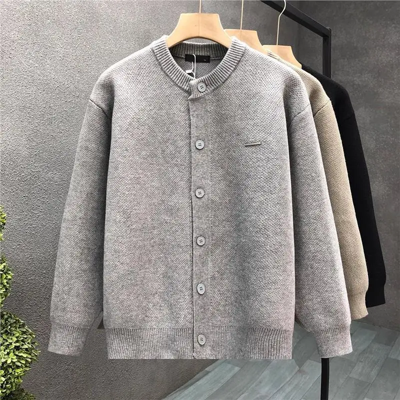 Faionable Casual Open Cardigan Jaet for Men Heavyweight Knitted Sweater Outerwear Autumn Winter New Sle Loose Fit Coat
Faionable Casual Open Cardigan Jaet for Men Heavyweight Knitted Sweater Outerwear Autumn Winter New Sle Loose Fit Coat