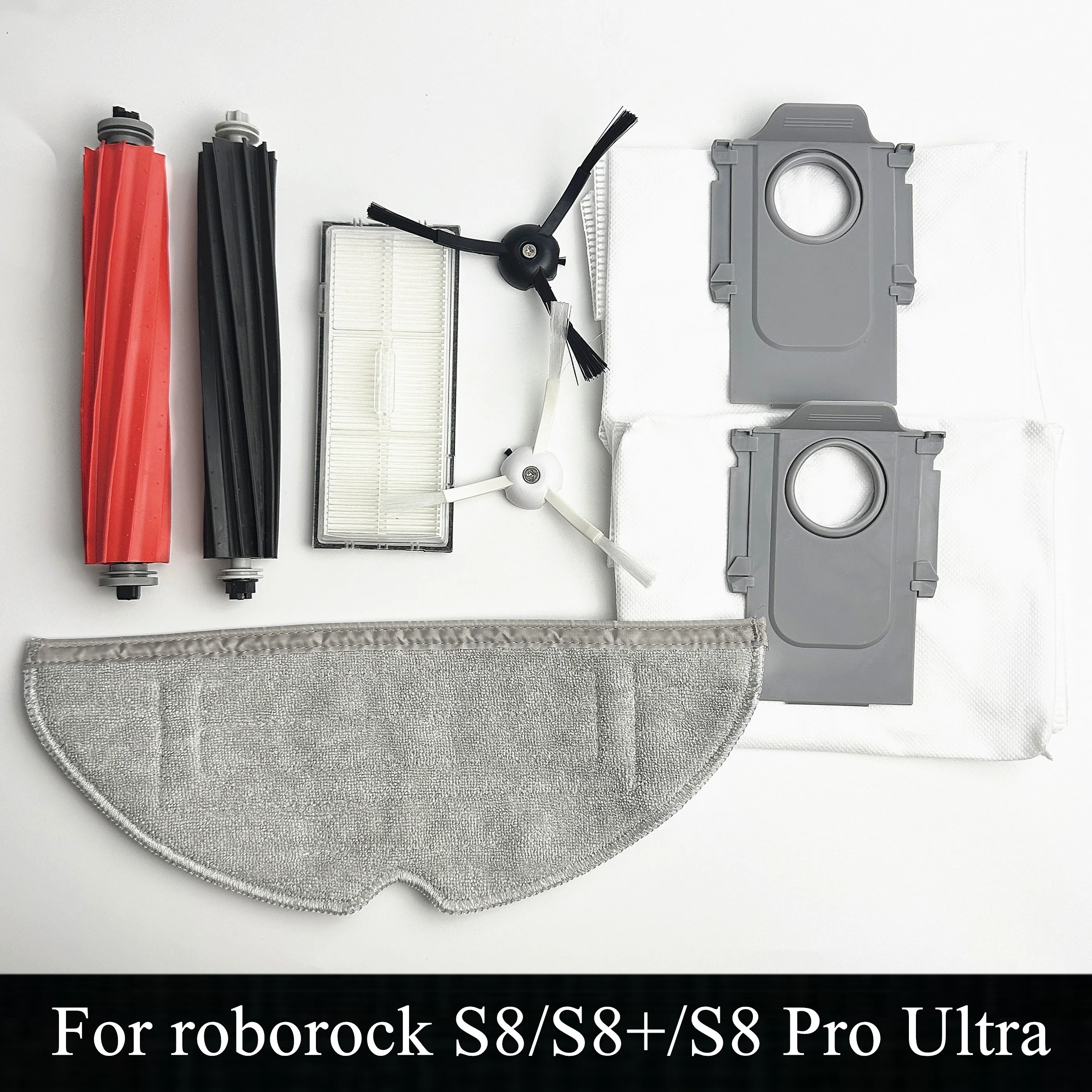 New for roborock S8 S8+ S8 Pro Ultra mop Choth vacuum bags Side Brush Filter Replaceable robot Vacuum Cleaner Spare Parts
New for roborock S8 S8+ S8 Pro Ultra mop Choth vacuum bags Side Brush Filter Replaceable robot Vacuum Cleaner Spare Parts