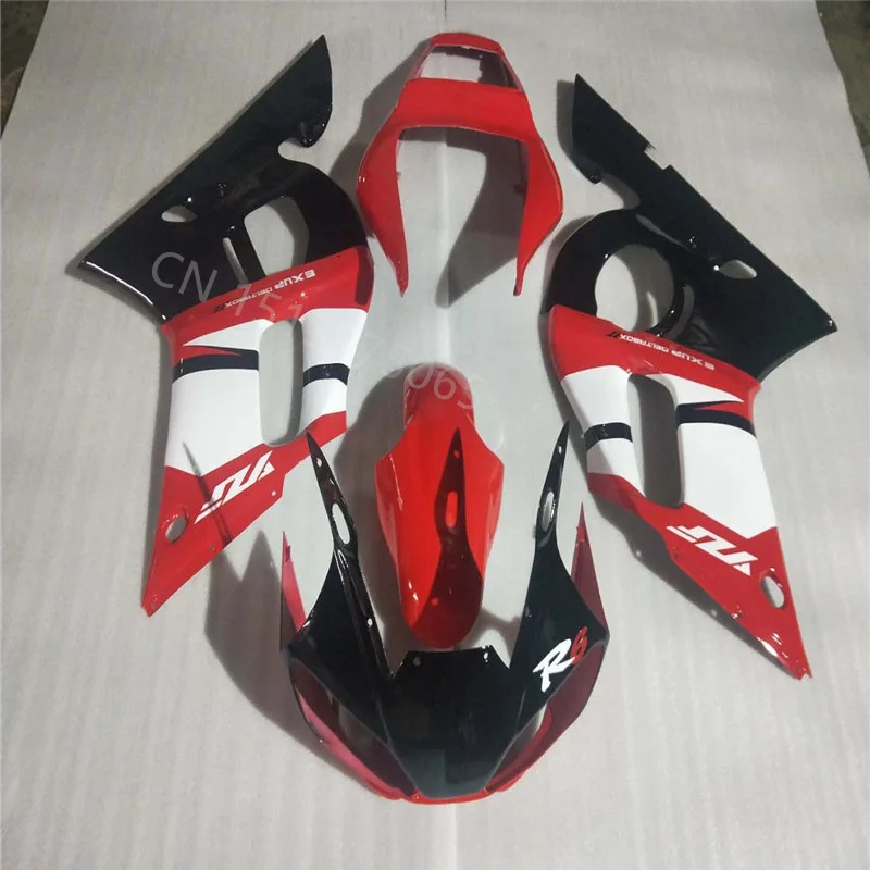 Red white black Plastic Injection molding Fairing fit for YZFR6 1998-2002 YZFR6 98-02 YZFR6 1998 2002 Fairing Kit
Red white black Plastic Injection molding Fairing fit for YZFR6 1998-2002 YZFR6 98-02 YZFR6 1998 2002 Fairing Kit