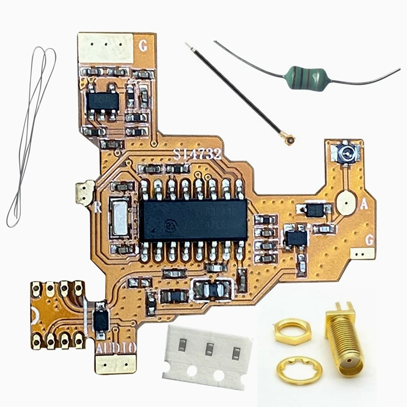 SI4732 Chip And Crystal Oscillator Component Modification Module For Uvk5/K6 PLUS FPC Version For Quansheng UV-K5 UV-K6
SI4732 Chip And Crystal Oscillator Component Modification Module For Uvk5/K6 PLUS FPC Version For Quansheng UV-K5 UV-K6