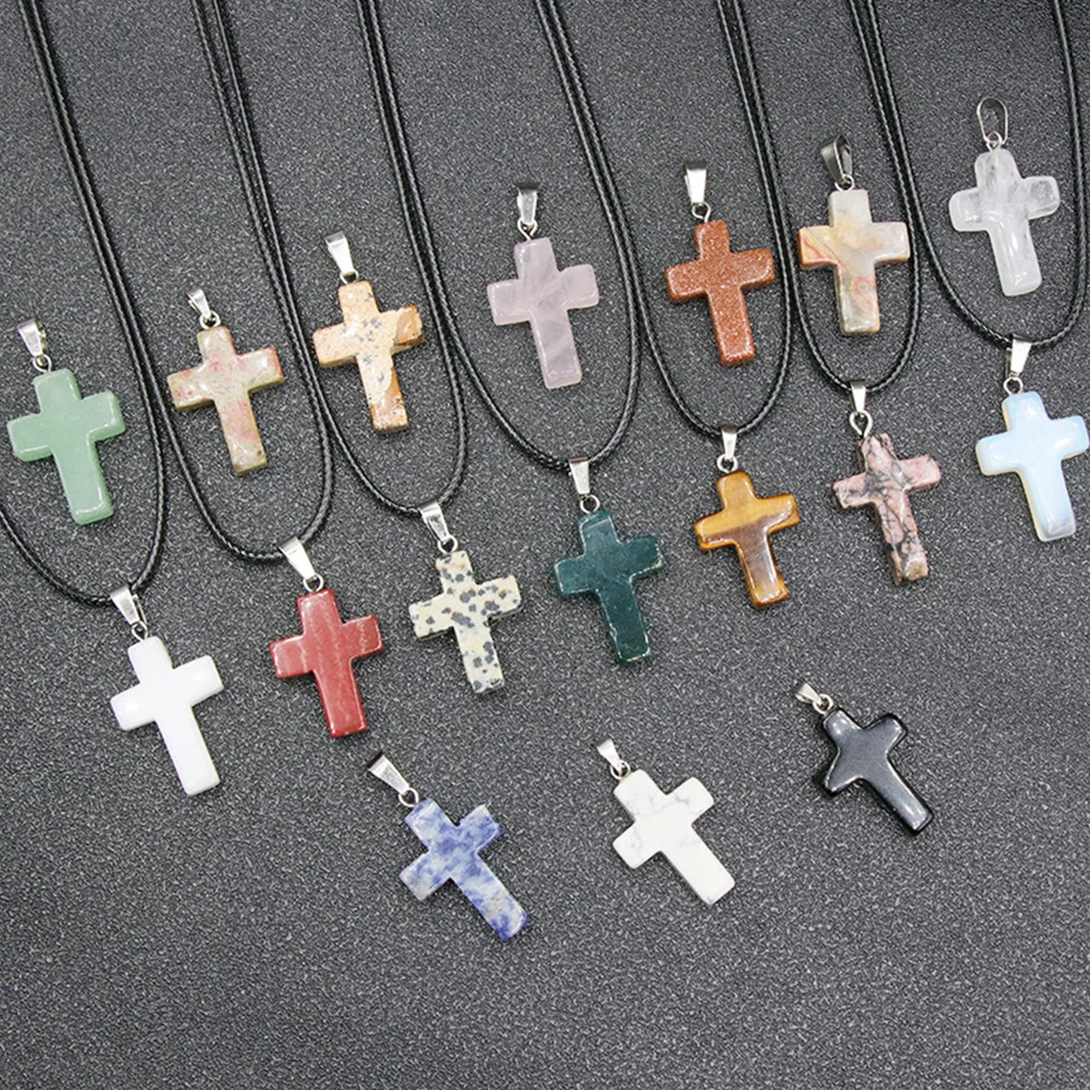 20Pcs Crystal Cross Charm Pendant Sturdy Hanging Loop DIY Jewelry Making Necklace Bracelet Keychain Charms Cross Shaped Charms
20Pcs Crystal Cross Charm Pendant Sturdy Hanging Loop DIY Jewelry Making Necklace Bracelet Keychain Charms Cross Shaped Charms