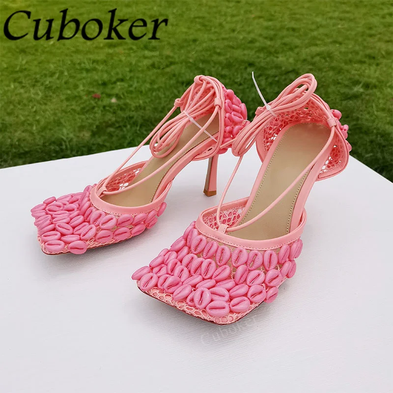 2022 New Summer Women Shell Decorate High Heel Sandals Square Toe Ankle Strap Ladies Pumps Party Shoes For Women Wedding mujer
2022 New Summer Women Shell Decorate High Heel Sandals Square Toe Ankle Strap Ladies Pumps Party Shoes For Women Wedding mujer