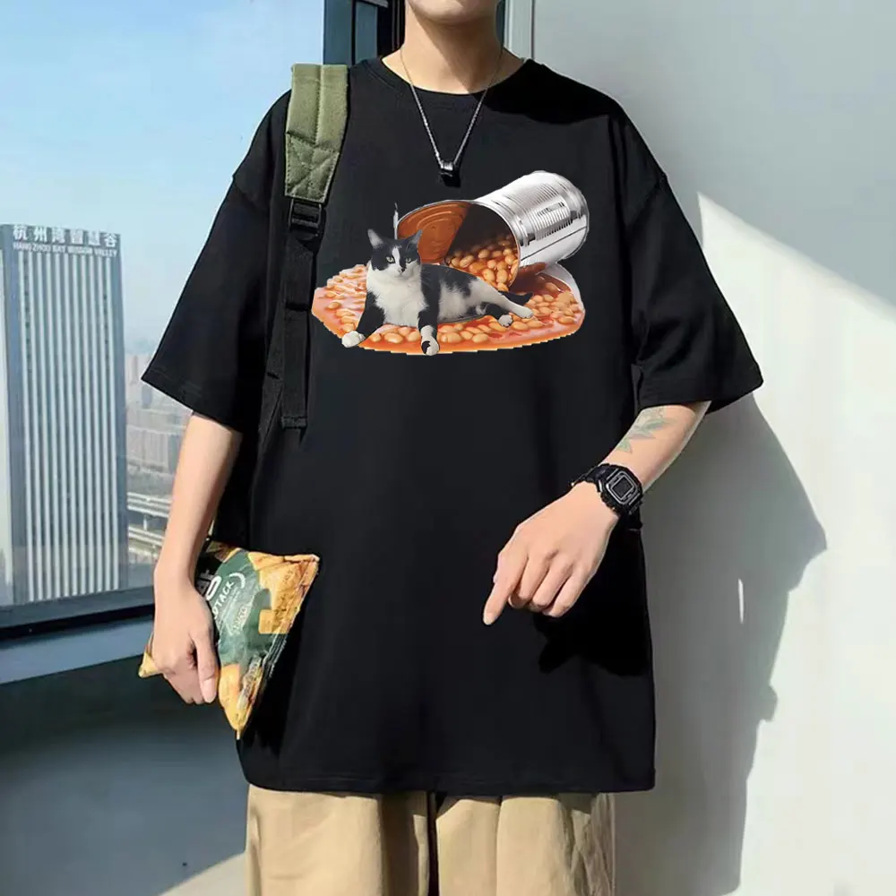 Funny in Can of Beans Cat Meme Print Tshirt Men Women Cute Kawaii Oversized T-shirts Male Joke Humor Tees 100% Cotton T Shirt
Funny in Can of Beans Cat Meme Print Tshirt Men Women Cute Kawaii Oversized T-shirts Male Joke Humor Tees 100% Cotton T Shirt