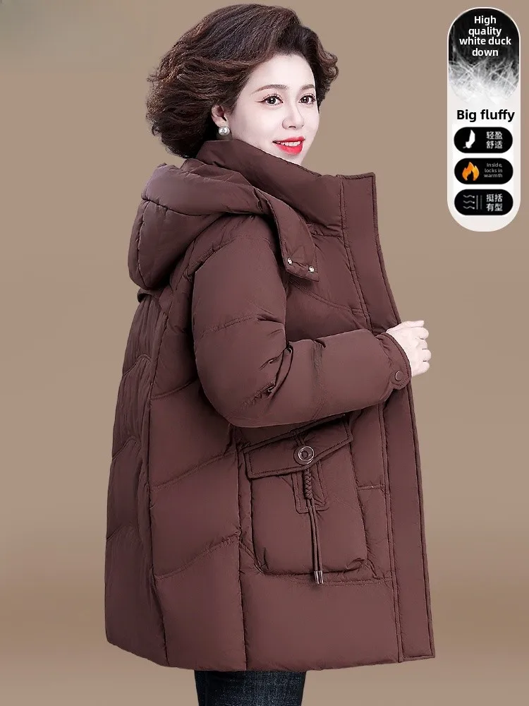 Faionable Thiened down Jaet for Middle-Aged Mothers Autumn Winter Clothes Sli Cotton Coat Outerwear for ly Women
Faionable Thiened down Jaet for Middle-Aged Mothers Autumn Winter Clothes Sli Cotton Coat Outerwear for ly Women