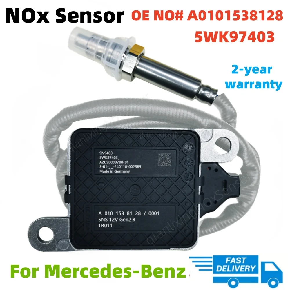 A0101538128 5WK97403 0101538128 Original New Nitrogen Oxide Sensor Nox Sensor for Mercedes-Benz DDE Detroit Diesel A2C98009700
A0101538128 5WK97403 0101538128 Original New Nitrogen Oxide Sensor Nox Sensor for Mercedes-Benz DDE Detroit Diesel A2C98009700