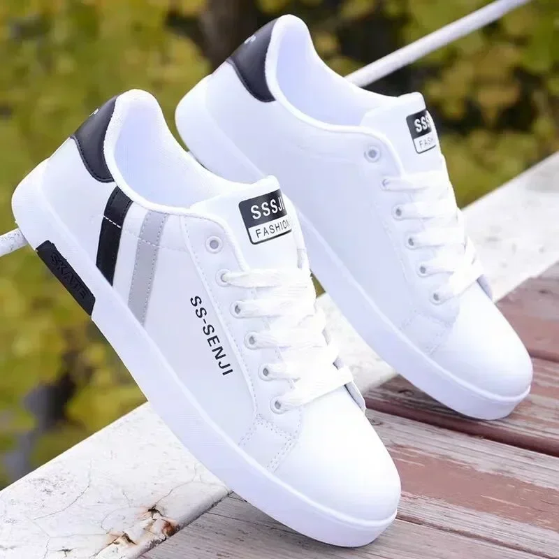 High Quality Men Sneakers Leather Outdoor Casual Shoes Lace-up Hot Sale Mens Vulcanized Shoes Trendy Men Shoes
High Quality Men Sneakers Leather Outdoor Casual Shoes Lace-up Hot Sale Mens Vulcanized Shoes Trendy Men Shoes