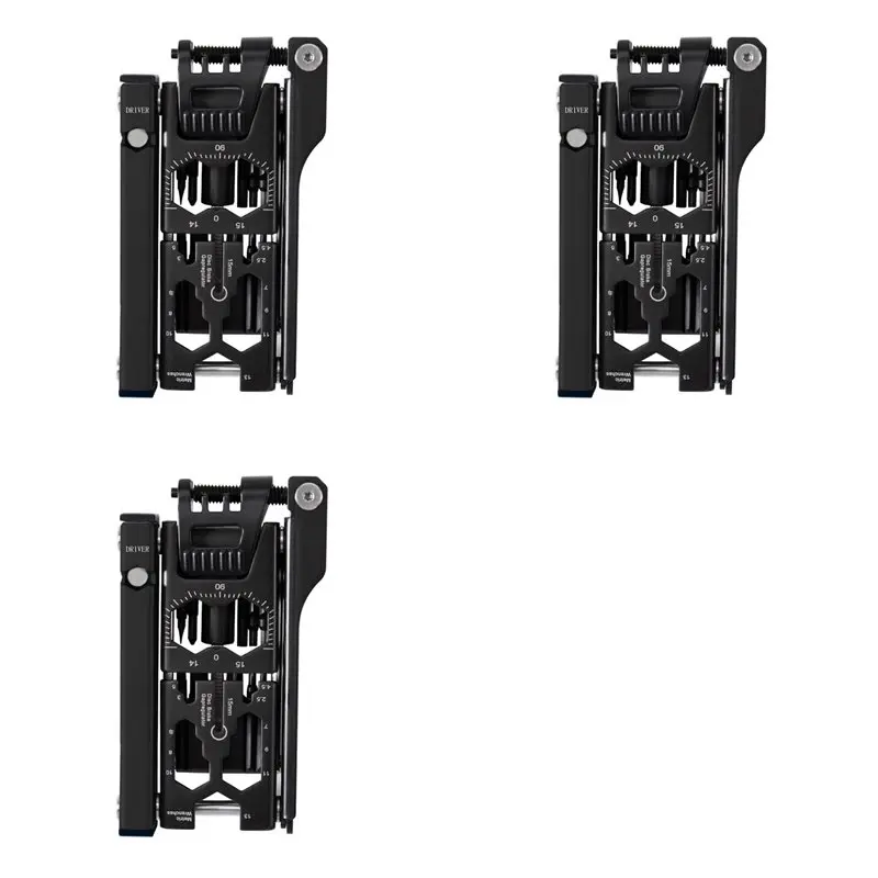 【SPECIAL】3X Bicycle Tire Tool Kit 38-In-1 Detachable Bicycle Tool Cycling Repair Tool Screwdriver Bits Wrench Bottle Opener Blac
【SPECIAL】3X Bicycle Tire Tool Kit 38-In-1 Detachable Bicycle Tool Cycling Repair Tool Screwdriver Bits Wrench Bottle Opener Blac