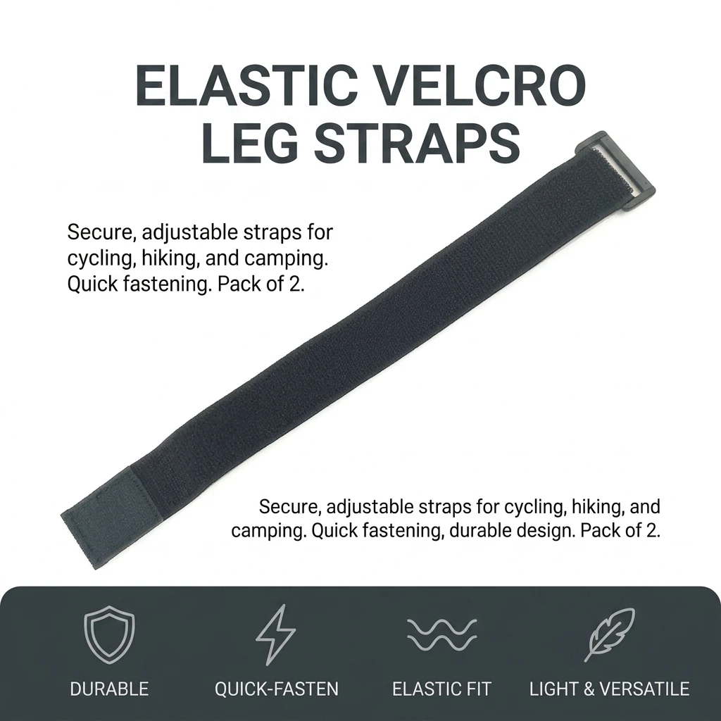 Elastic Nylon Straps Outdoor Cycling Leg Binding Bands Self Adhesive Fastening Gear for Hiking Sports Pack Of 2
Elastic Nylon Straps Outdoor Cycling Leg Binding Bands Self Adhesive Fastening Gear for Hiking Sports Pack Of 2