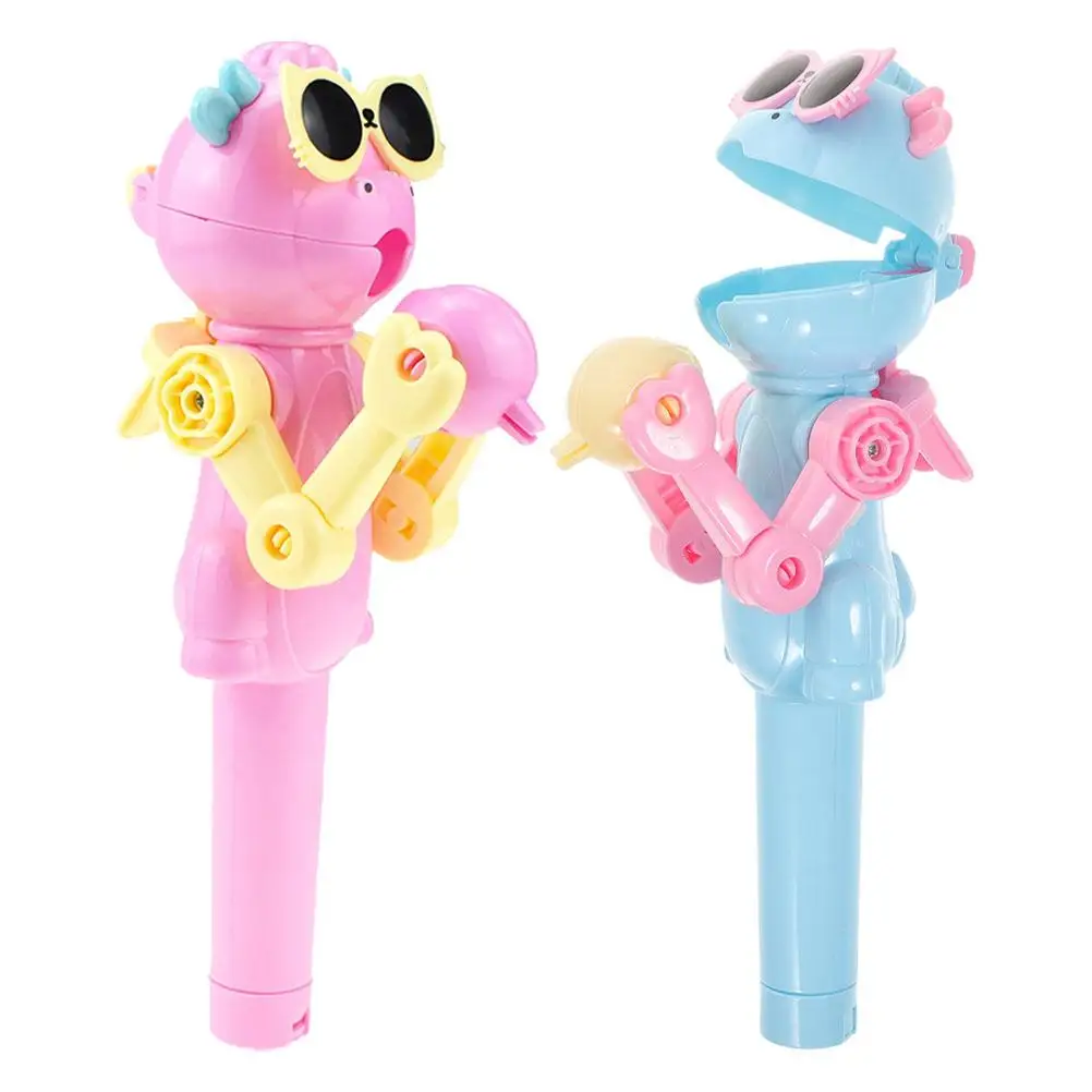 2 Pcs Robot Lollipop Candy Storage Toys Funny Lollipop Holder Case Candy Storage Party Prank Gifts Lightweight Durability
2 Pcs Robot Lollipop Candy Storage Toys Funny Lollipop Holder Case Candy Storage Party Prank Gifts Lightweight Durability