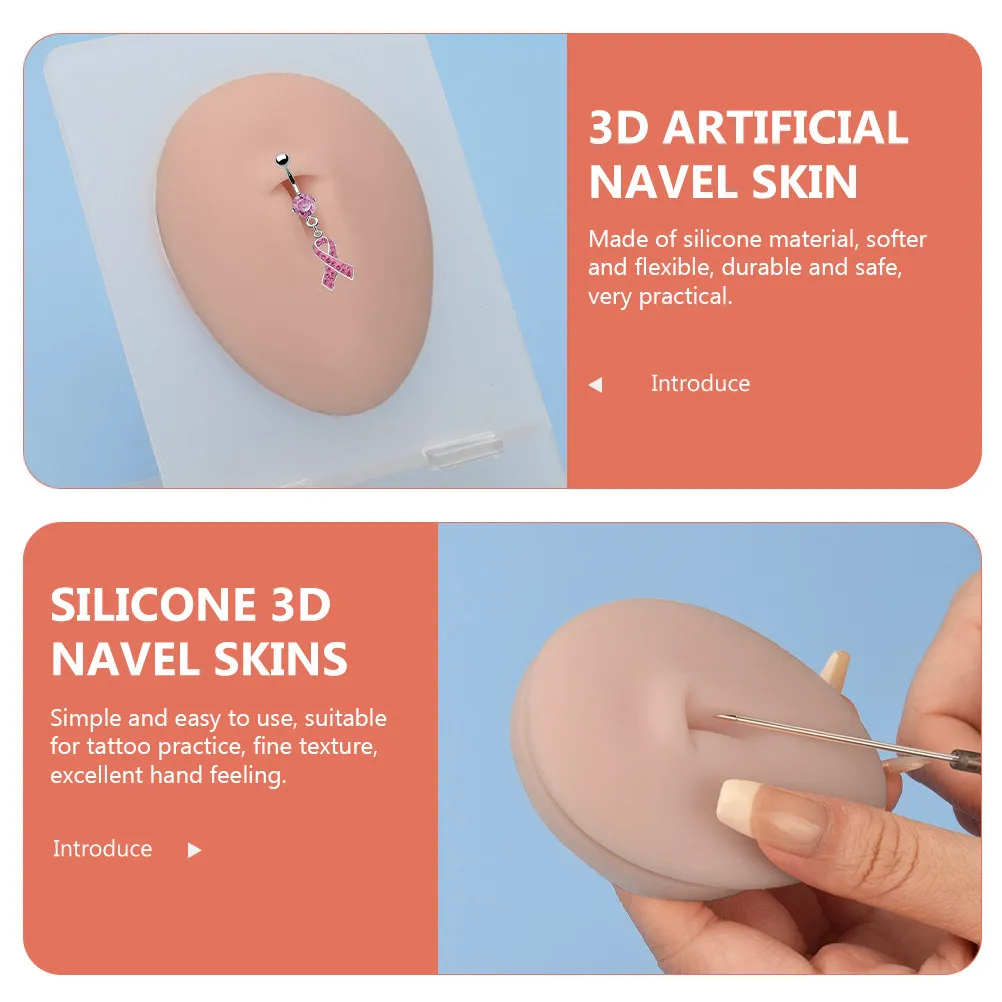 Soft Silicone 3D Artificial Navel Practice Skin Simulation Fake Skin for Tattooing Training and Professional Use
Soft Silicone 3D Artificial Navel Practice Skin Simulation Fake Skin for Tattooing Training and Professional Use