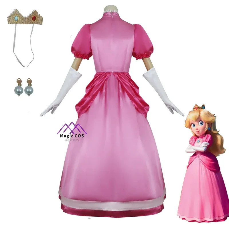 Handmade Peach Princess Dress Fashion Cosplay Costume Kids Girl Party Essential Costumes for Halloween Christmas Carnival Cos
Handmade Peach Princess Dress Fashion Cosplay Costume Kids Girl Party Essential Costumes for Halloween Christmas Carnival Cos