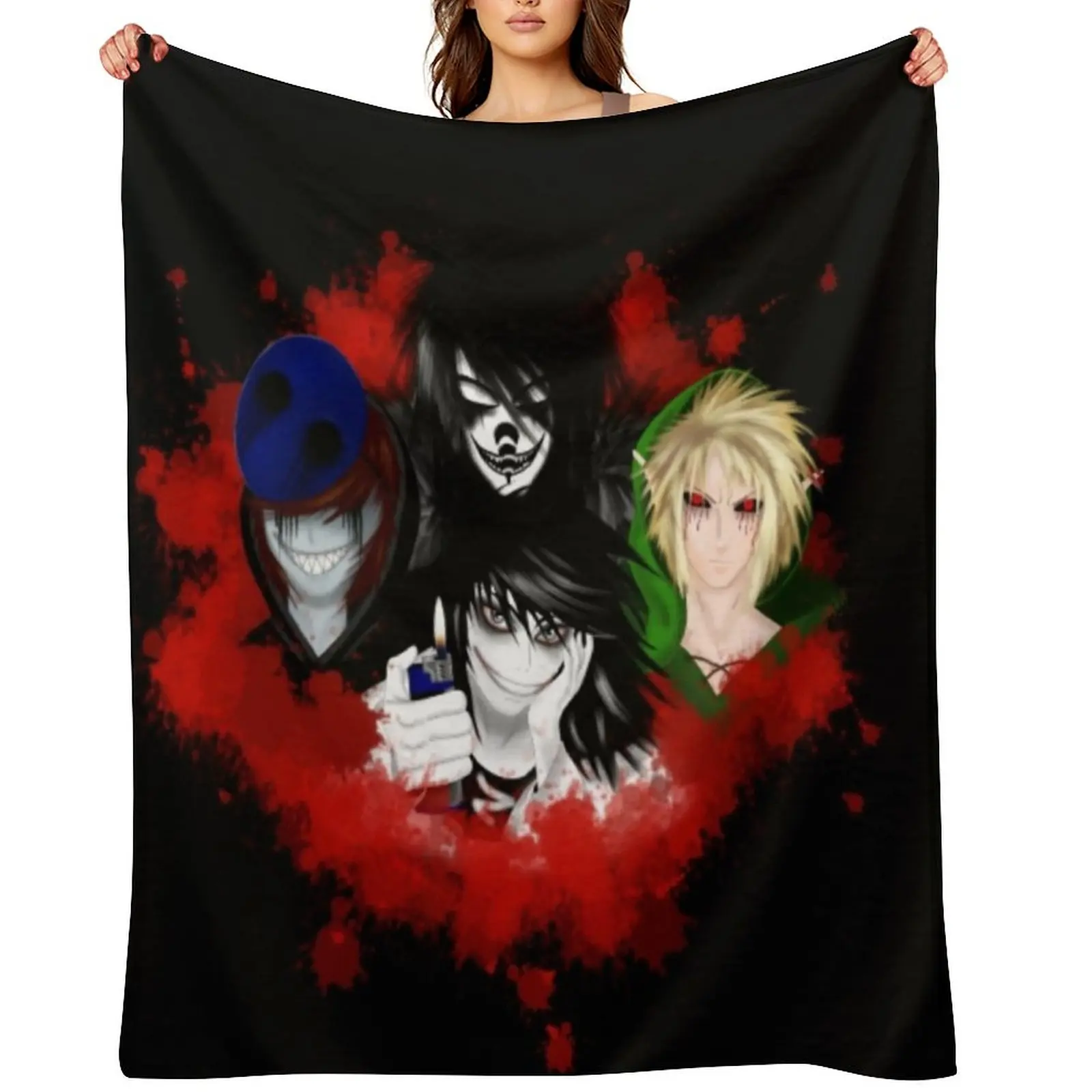 creepypasta Throw Blanket Bed Fashionable For Baby Decorative Throw Warm Blankets
creepypasta Throw Blanket Bed Fashionable For Baby Decorative Throw Warm Blankets