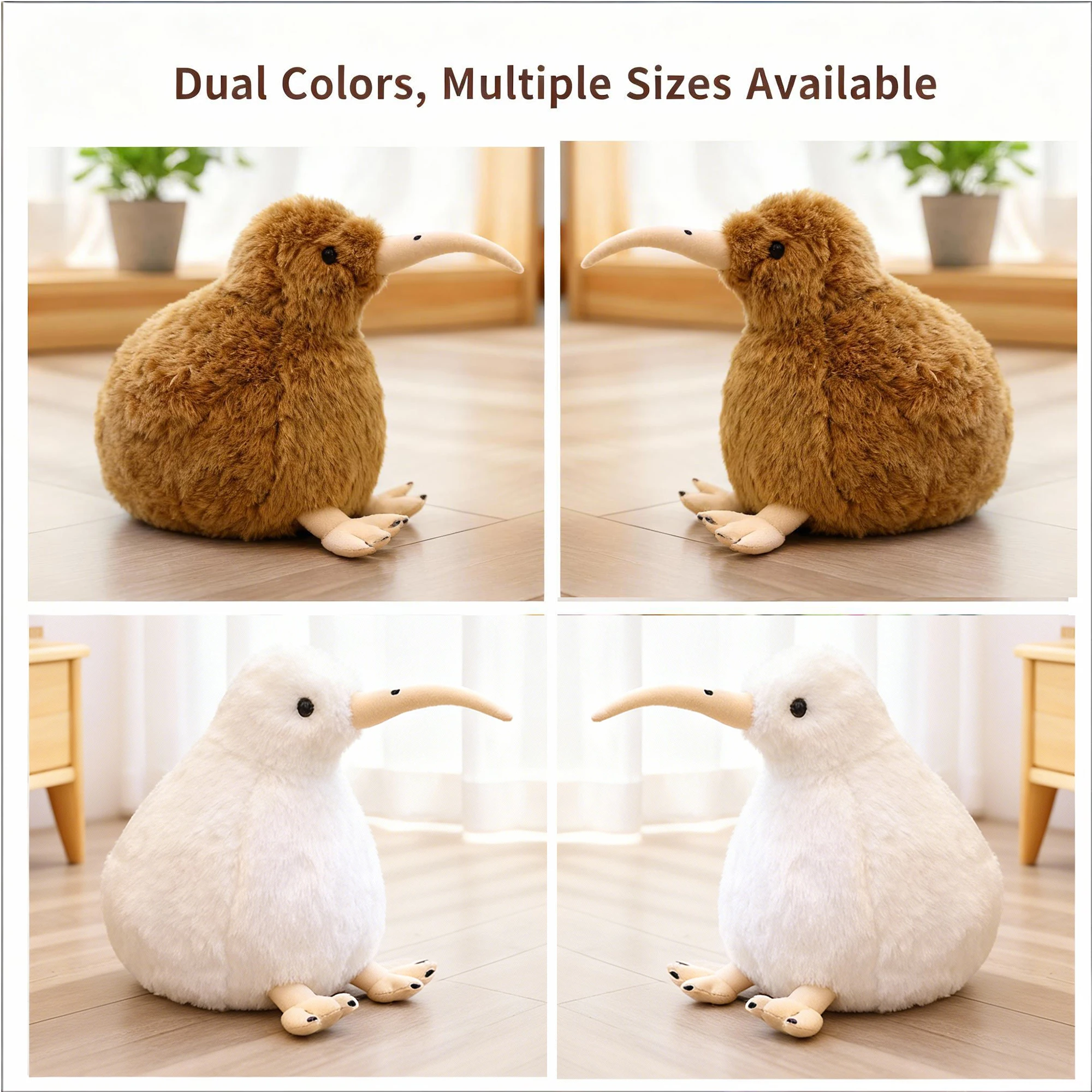 Gray White Cute Kiwi Bird Plush Toy Stuffed Animal Bird Soft Doll Adorable Kawaii Boy Girl Kids Holiday Birthday Christmas Gifts
Gray White Cute Kiwi Bird Plush Toy Stuffed Animal Bird Soft Doll Adorable Kawaii Boy Girl Kids Holiday Birthday Christmas Gifts