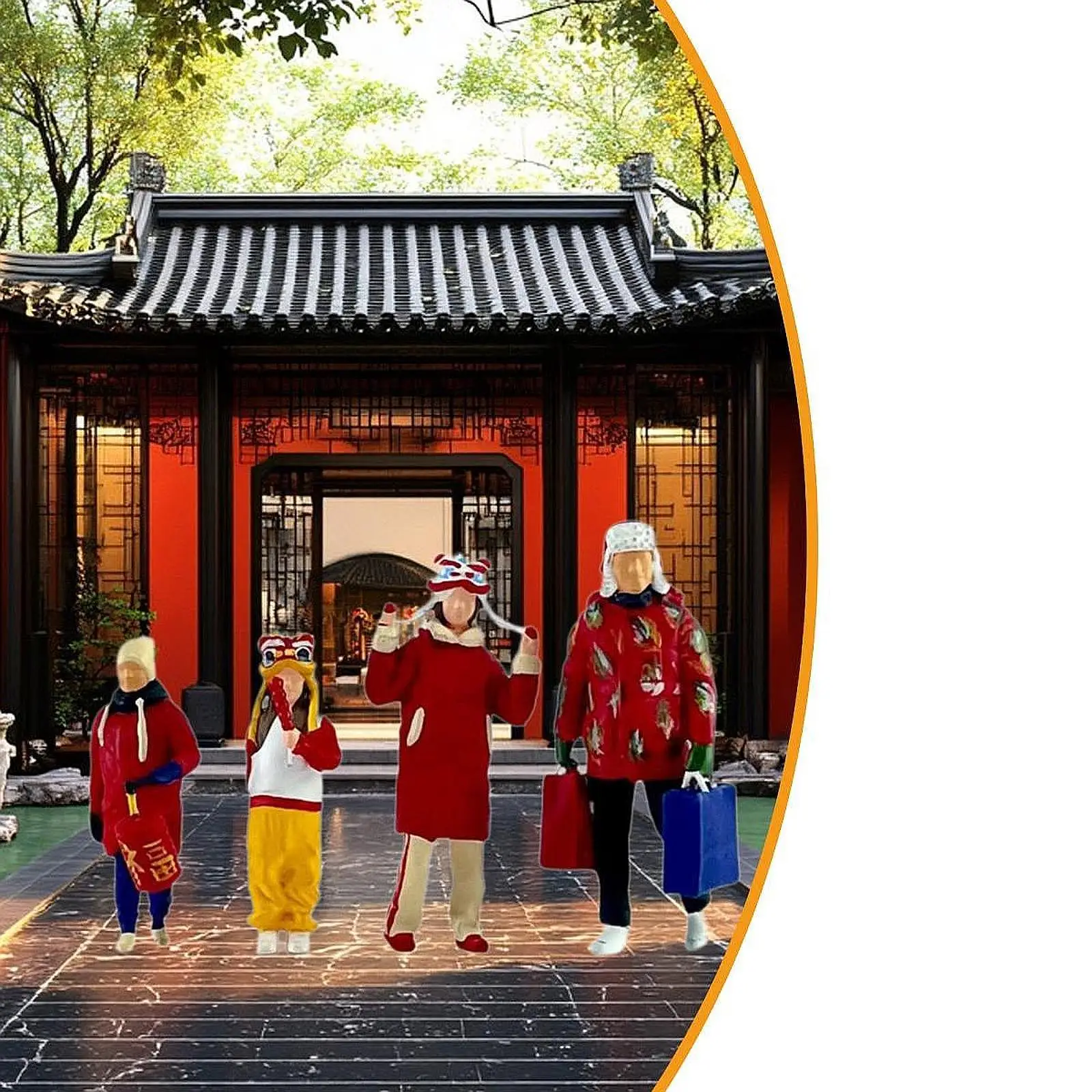 4x 1:64 Scale Diorama Family Figures Collectible Small Artwork People Models
4x 1:64 Scale Diorama Family Figures Collectible Small Artwork People Models