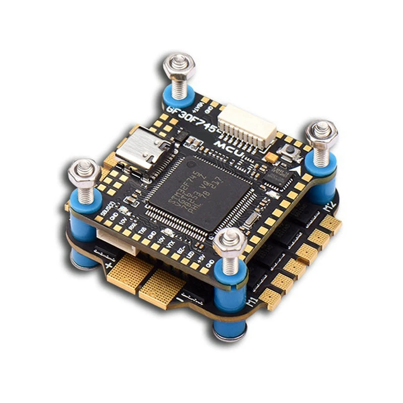 F745 FC&ESC FPV Stack GF30F745 Flight Controller 60A 4In1 ESC 3-6S 30X30mm For RC FPV Drone
F745 FC&ESC FPV Stack GF30F745 Flight Controller 60A 4In1 ESC 3-6S 30X30mm For RC FPV Drone