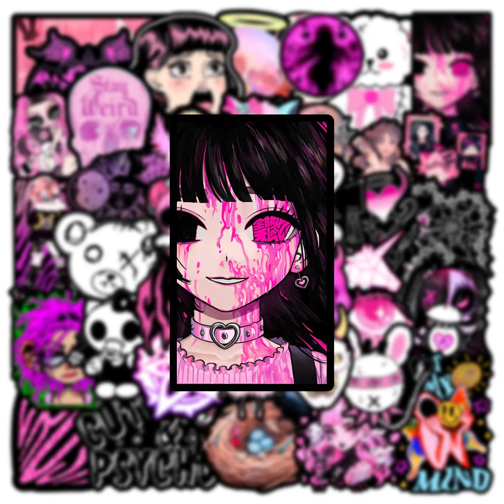 10/30/50pcs Cool Gothic Cartoon Stickers Decals Waterproof Graffiti Laptop Motorcycle Skateboard Phone Car Sticker Decoration
10/30/50pcs Cool Gothic Cartoon Stickers Decals Waterproof Graffiti Laptop Motorcycle Skateboard Phone Car Sticker Decoration