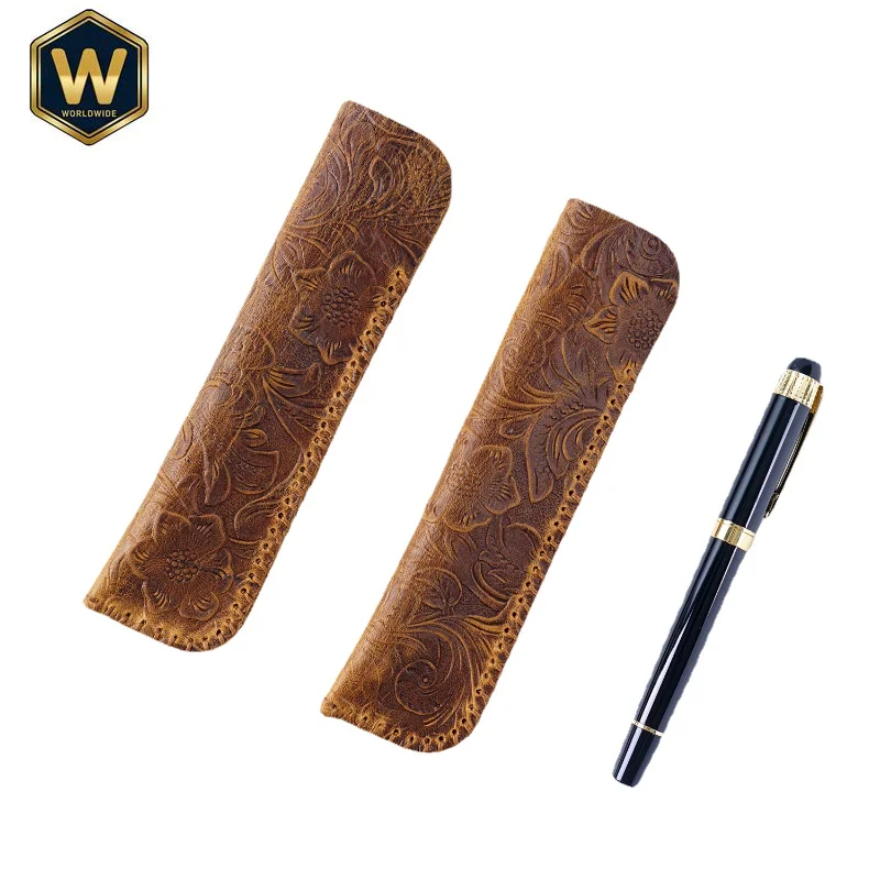 Ретро-футляр для ручек из натуральной кожи, чехол для ножа, персонализированный кожаный чехол ручной работы из высококачественной кожи, креативный подарочный защитный чехол
Ретро-футляр для ручек из натуральной кожи, чехол для ножа, персонализированный кожаный чехол ручной работы из высококачественной кожи, креативный подарочный защитный чехол