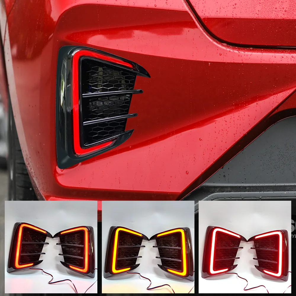 Для Perodua Myvi 2023-2025: 2 шт. светодиодных задних бамперных фонарей, задние отражатели, ходовые огни (DRL), стоп-сигналы, аксессуары, красный, черный, белый
Для Perodua Myvi 2023-2025: 2 шт. светодиодных задних бамперных фонарей, задние отражатели, ходовые огни (DRL), стоп-сигналы, аксессуары, красный, черный, белый