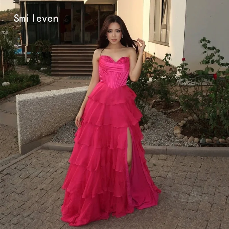 Smileven Gorgeous Hot Pink A Line Prom Dress Sweetheart Party Gowns Formal Side Silt Occassion Dress Customized 2026
Smileven Gorgeous Hot Pink A Line Prom Dress Sweetheart Party Gowns Formal Side Silt Occassion Dress Customized 2026