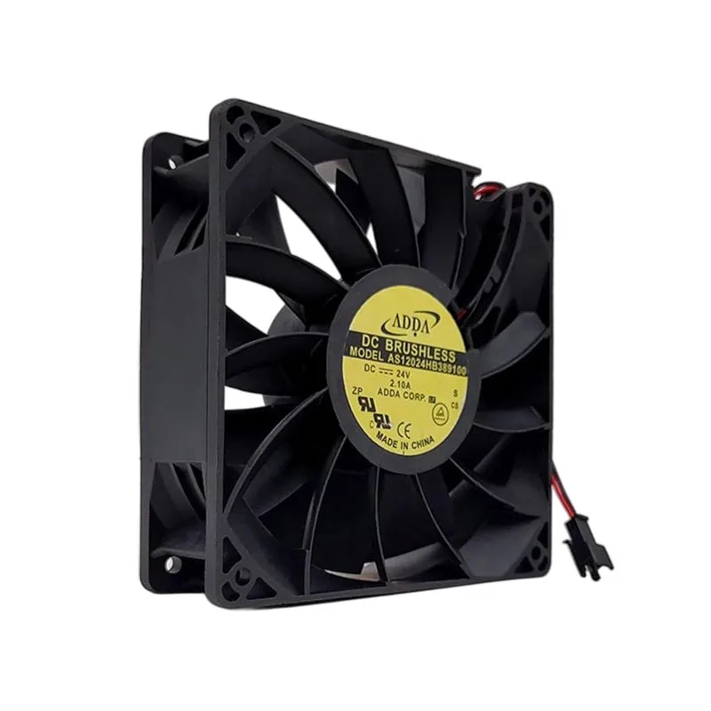 NEW ORIGINAL AS12024HB389100 24V 2.10A 12038 120*120*38mm 12cm COOLING FAN RADIATOR
NEW ORIGINAL AS12024HB389100 24V 2.10A 12038 120*120*38mm 12cm COOLING FAN RADIATOR