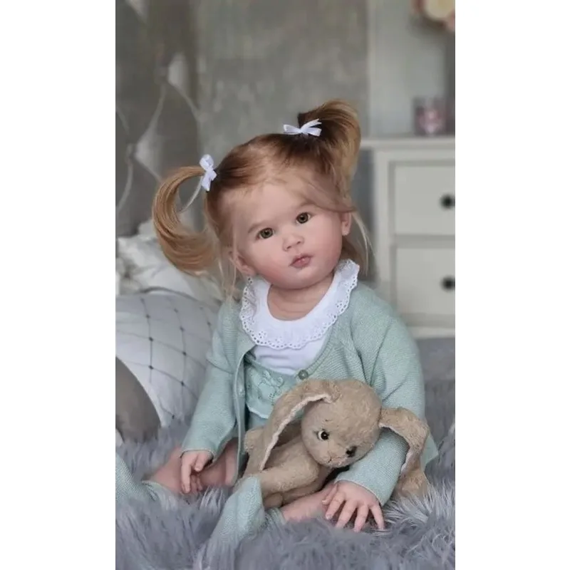 28 Inch Reborn Doll Kit Ying Lifelike Fresh Color Unpainted Soft DIY Doll Parts with Cloth Body and Eyes
28 Inch Reborn Doll Kit Ying Lifelike Fresh Color Unpainted Soft DIY Doll Parts with Cloth Body and Eyes