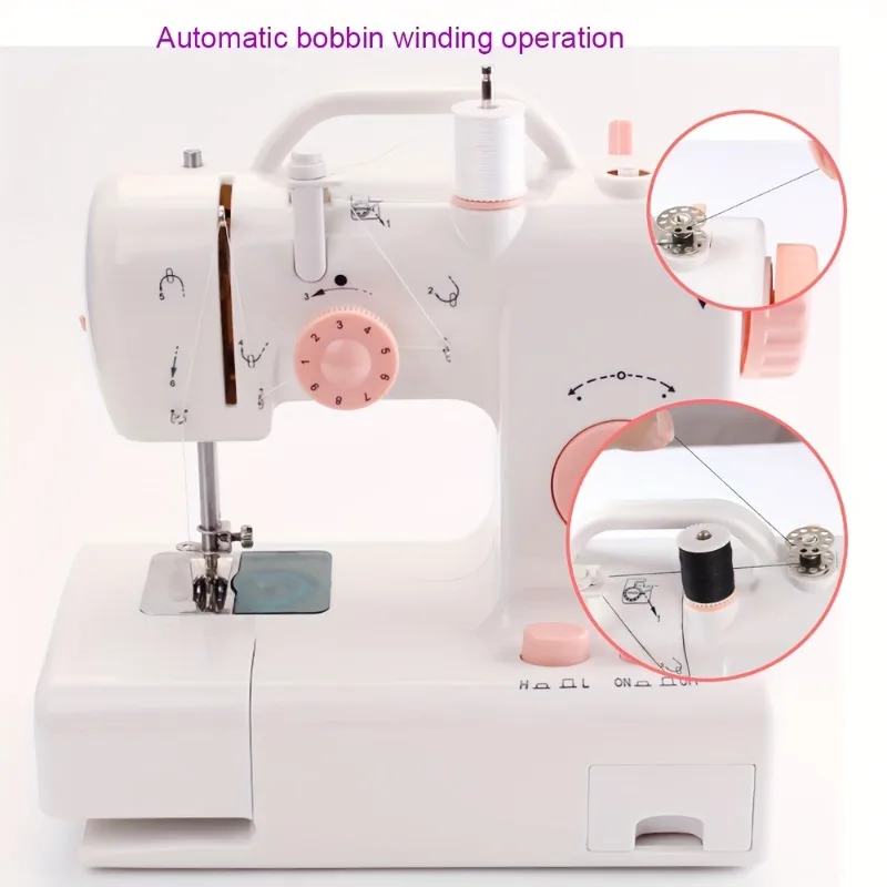 1Pc Sewing Machine for Beginners Portable Electric Sewing Machine Mini Tabletop Home Use Sewing Machine Mini Maquina De Costura
1Pc Sewing Machine for Beginners Portable Electric Sewing Machine Mini Tabletop Home Use Sewing Machine Mini Maquina De Costura