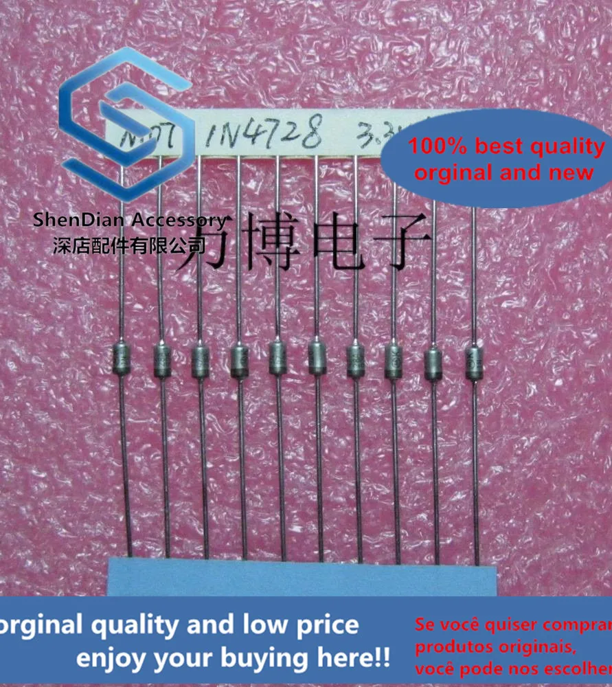 10pcs only orginal new can 1N4728 1N4728A 1W 3.3V voltage regulator tube
10pcs only orginal new can 1N4728 1N4728A 1W 3.3V voltage regulator tube