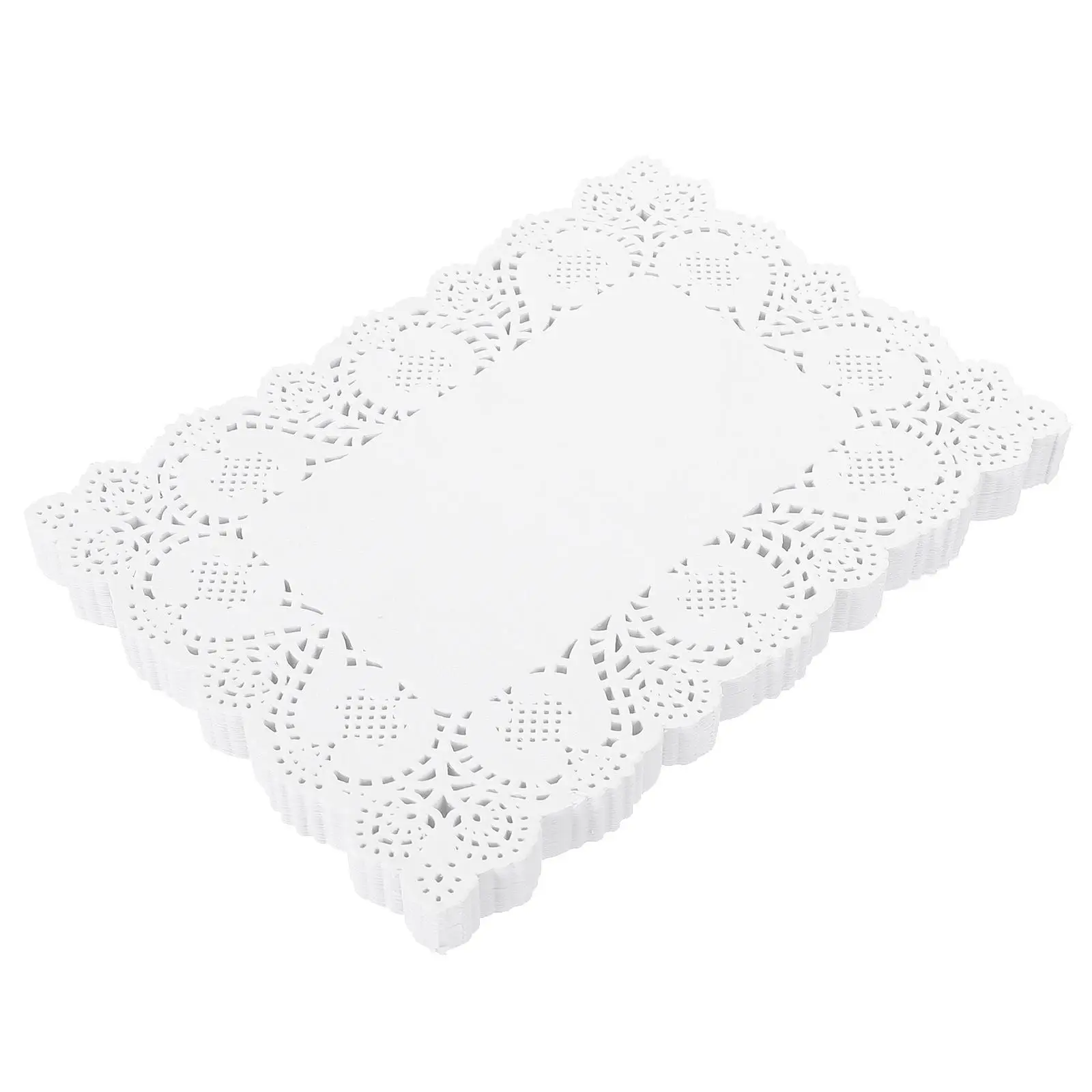170 Sheets 6.5x9 Inch Square Lace Doilies Food Grade Paper Cake Dessert Tray Baking Fried Kitchen Mat Placemat
170 Sheets 6.5x9 Inch Square Lace Doilies Food Grade Paper Cake Dessert Tray Baking Fried Kitchen Mat Placemat