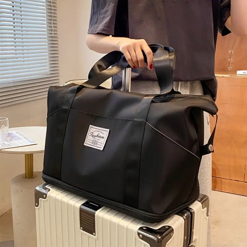 Large Capacity Travel Bag Women's Super Large Pull Rod Handheld Portable Business Trip Storage Bag Sports Trendy Suitcase Top
Large Capacity Travel Bag Women's Super Large Pull Rod Handheld Portable Business Trip Storage Bag Sports Trendy Suitcase Top