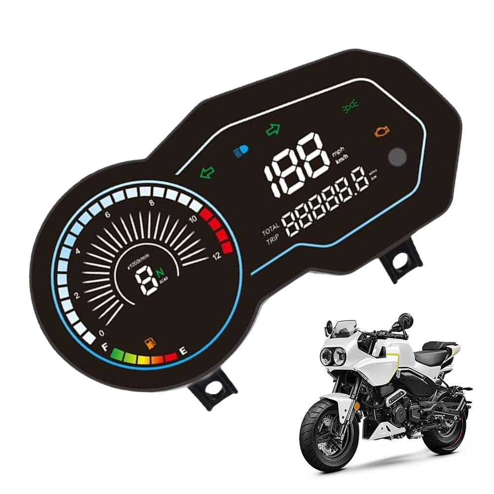 Digital Motorcycle Speedometer Wear Resist Motorcycle Digital Odometer Anti-Fog Universal Electronic Code Meter for Italika 150z
Digital Motorcycle Speedometer Wear Resist Motorcycle Digital Odometer Anti-Fog Universal Electronic Code Meter for Italika 150z