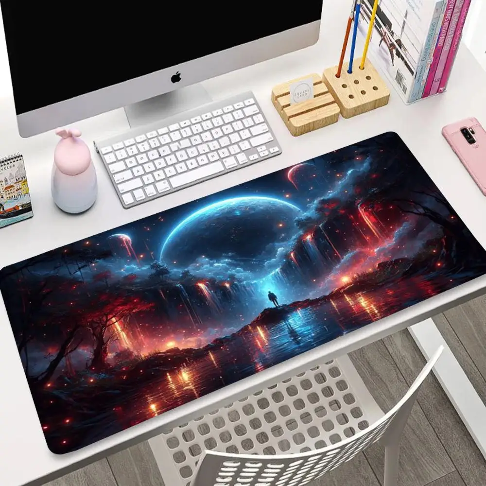 Moonlight and forest night scene mouse pad rubber anti-slip washable computer game accessory high-definition printing
Moonlight and forest night scene mouse pad rubber anti-slip washable computer game accessory high-definition printing
