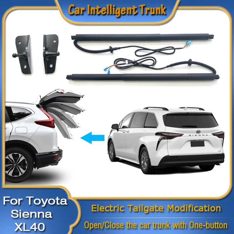 For Toyota Sienna XL40 2020~2024 Car Power Trunk Opening Electric Suction Tailgate Intelligent Tail Gate Lift Strut Modification
For Toyota Sienna XL40 2020~2024 Car Power Trunk Opening Electric Suction Tailgate Intelligent Tail Gate Lift Strut Modification