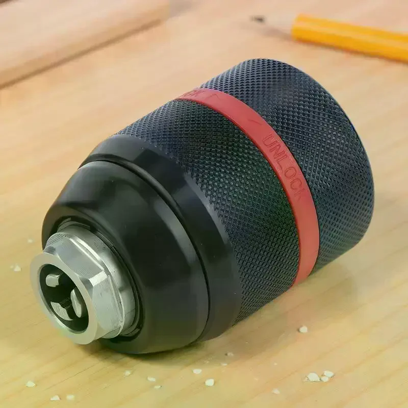 Бесключевой металлический сверлильный патрон 2025 года для профессионалов, включает самоблокирующийся трещотку 13 мм и резьбу 1/2-20UNF.
Бесключевой металлический сверлильный патрон 2025 года для профессионалов, включает самоблокирующийся трещотку 13 мм и резьбу 1/2-20UNF.