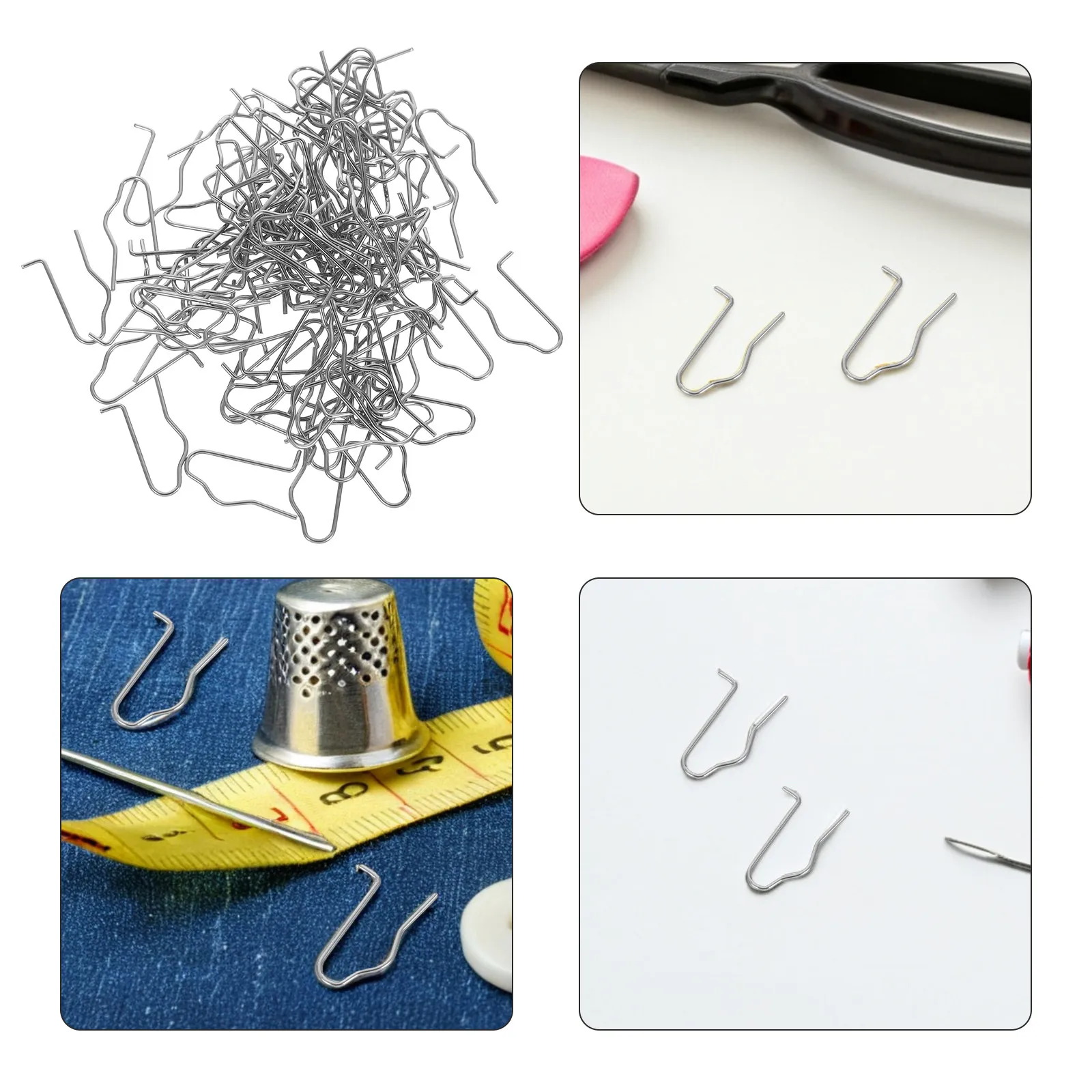 100Pcs Bobbin Thread Holder Clip Precision Spring Retainer for Sewing Machine Tension Stability Universal Compatibility Sewing
100Pcs Bobbin Thread Holder Clip Precision Spring Retainer for Sewing Machine Tension Stability Universal Compatibility Sewing
