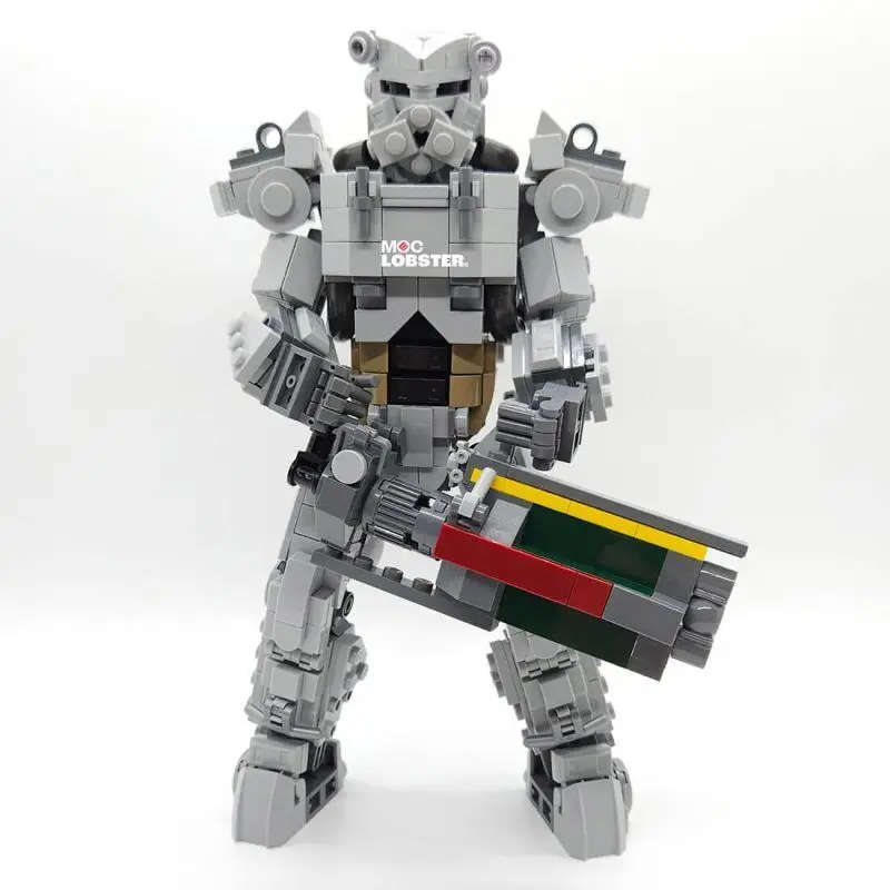 Custom MOC-182180 Fully Articulated T-60 Mecha Warrior Building Blocks 569 Parts
Custom MOC-182180 Fully Articulated T-60 Mecha Warrior Building Blocks 569 Parts
