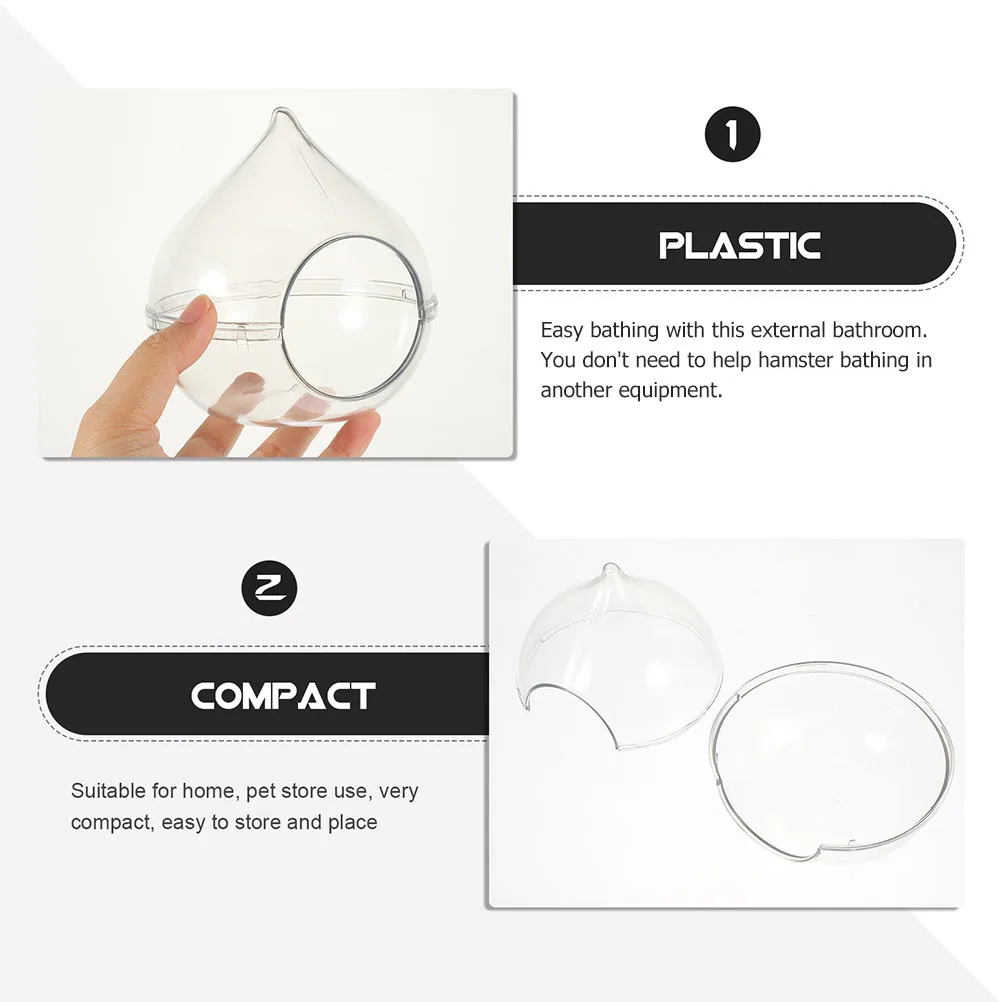 Hamster Sand Bath Box Transparent Durable Small Animal Bath Container Cage Accessory Viewing Hamster Bathroom Sand Box
Hamster Sand Bath Box Transparent Durable Small Animal Bath Container Cage Accessory Viewing Hamster Bathroom Sand Box