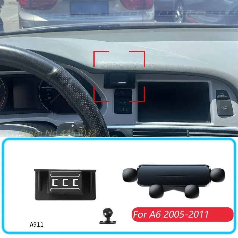 Car Phone Holder For Audi A6 2005-2011 Gravity Stand Mount Support Horizontal GPS Mobile Bracket Accessories With Base
Car Phone Holder For Audi A6 2005-2011 Gravity Stand Mount Support Horizontal GPS Mobile Bracket Accessories With Base